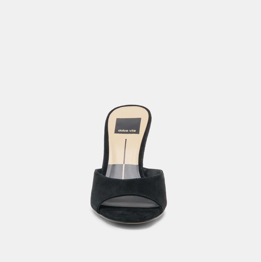 Rosha Heel - Onyx Suede