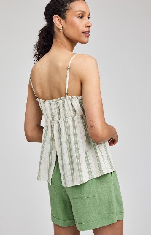 Rosie Tank - Cream Stripe - Jaffi's
