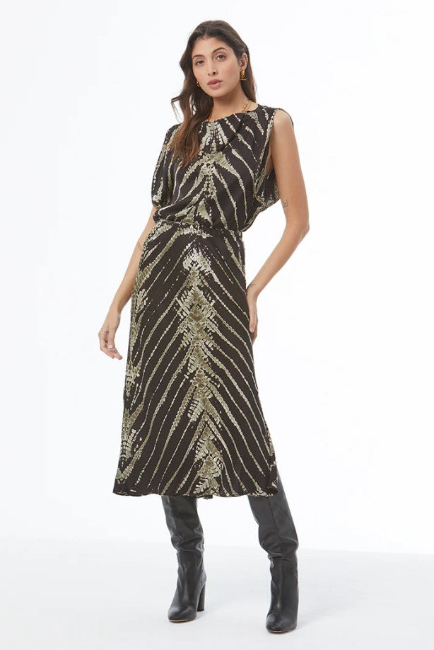 Felicity Skirt - Black Savannah Wash