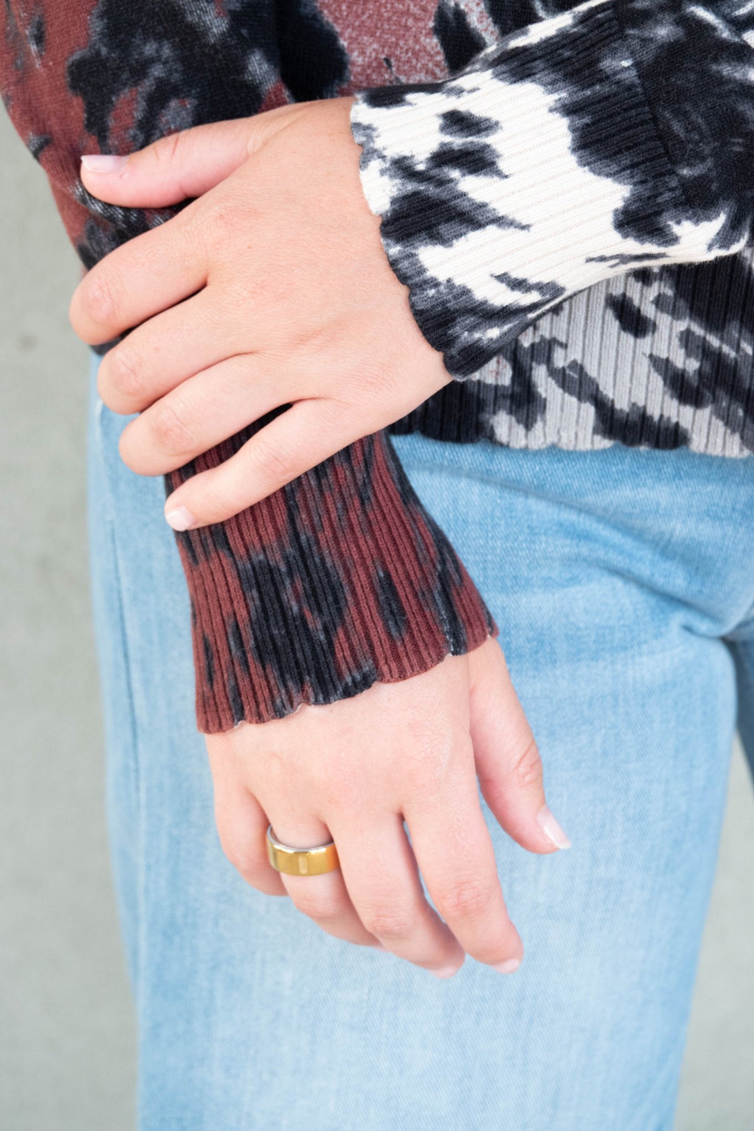 Running Wild Sweater - Chocolate/Feather - Jaffi&