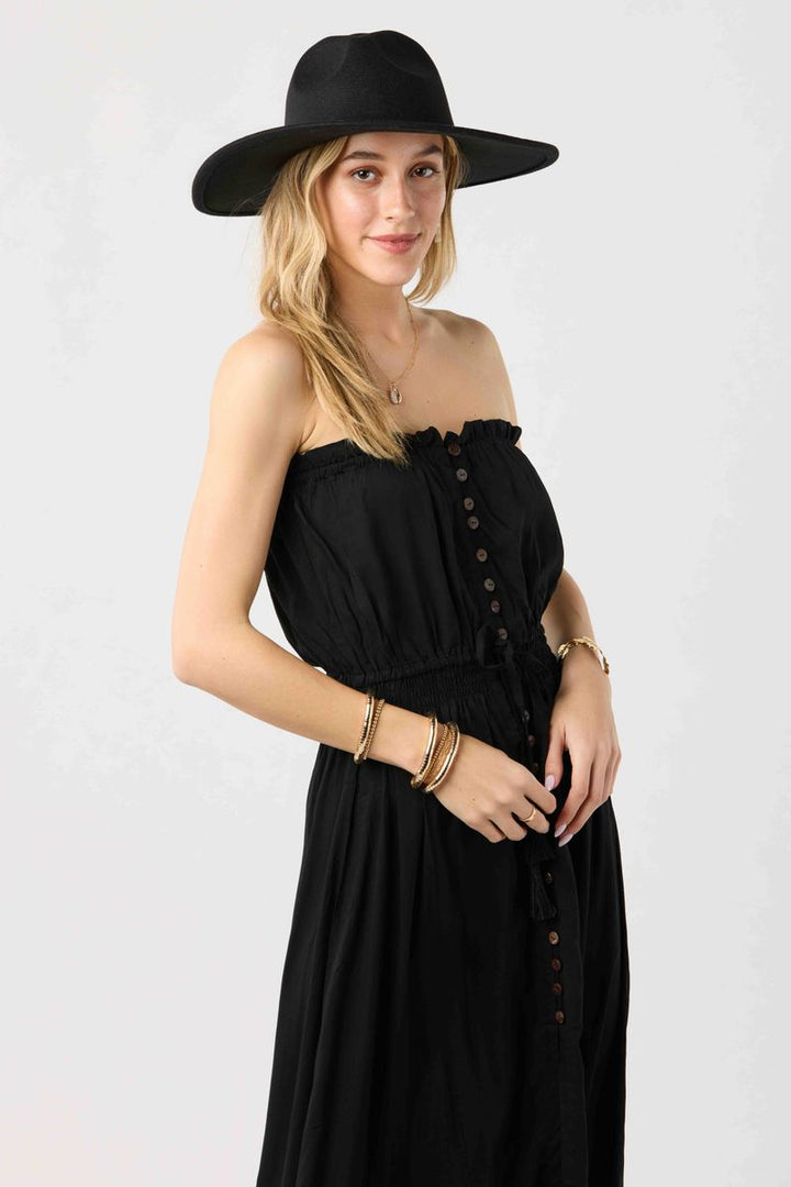 Ryden Maxi Dress - Black - Jaffi's