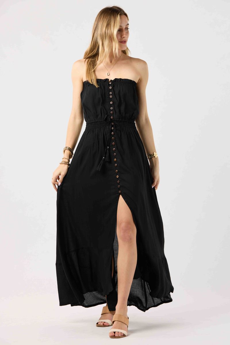 Ryden Maxi Dress - Black - Jaffi's
