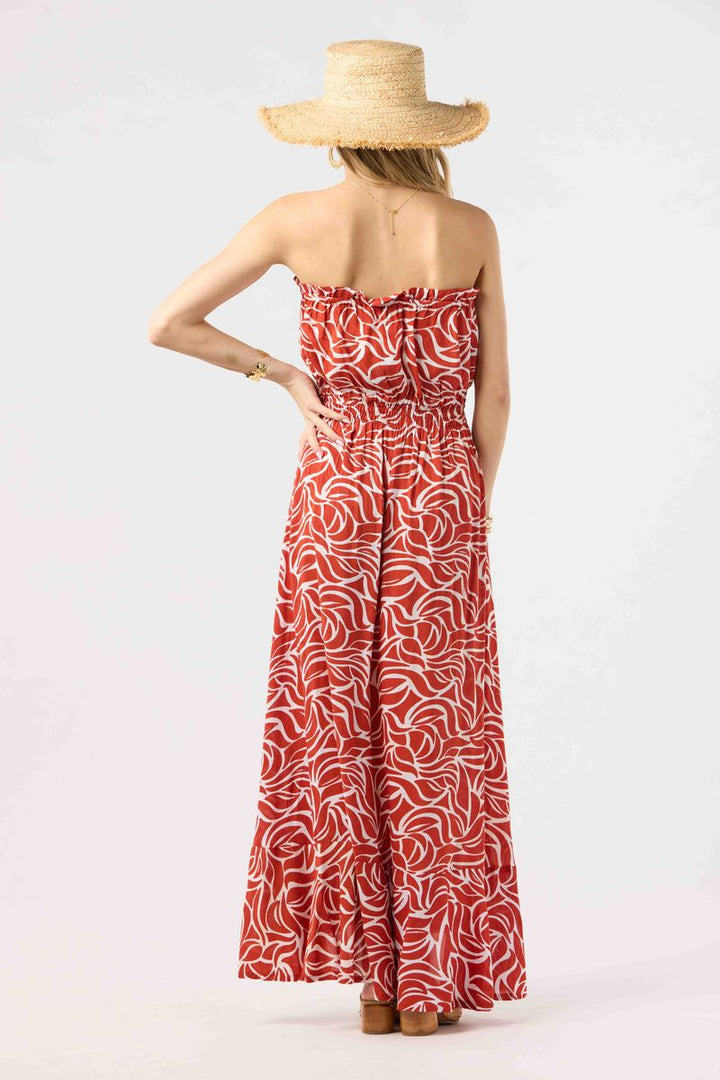 Ryden Maxi Dress - Mambo Rust