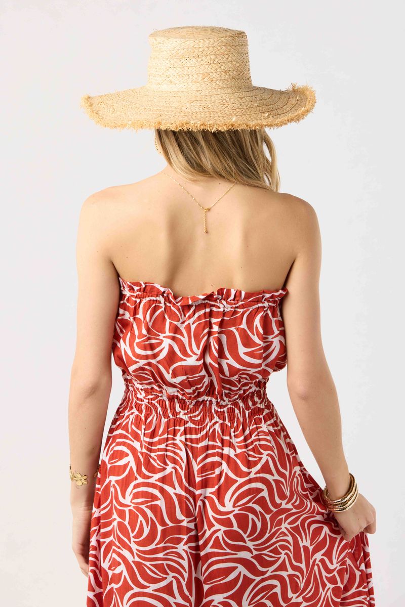 Ryden Maxi Dress - Mambo Rust