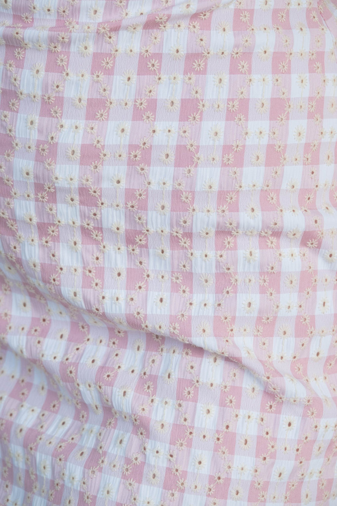 Sabina Tie Back Mini - Pink Gingham - Jaffi&