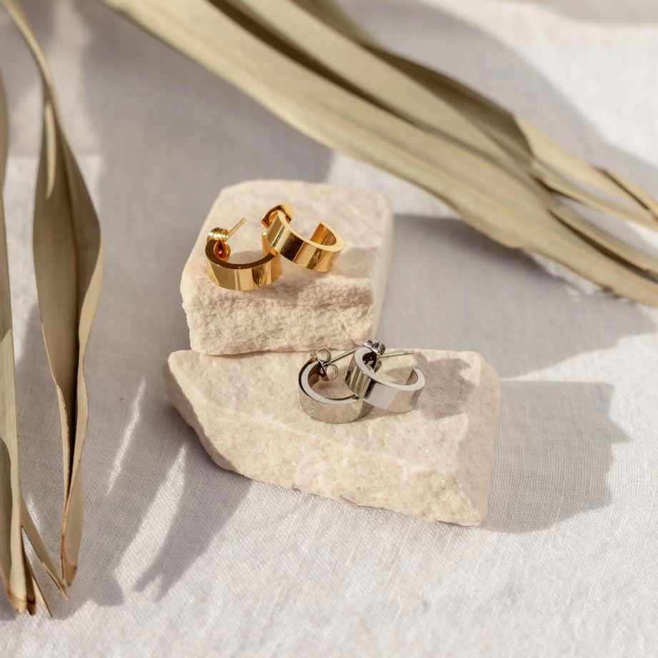 Sable Hoop Earrings - Jaffi's