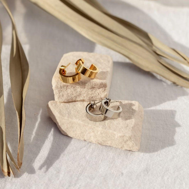 Sable Hoop Earrings - Jaffi's