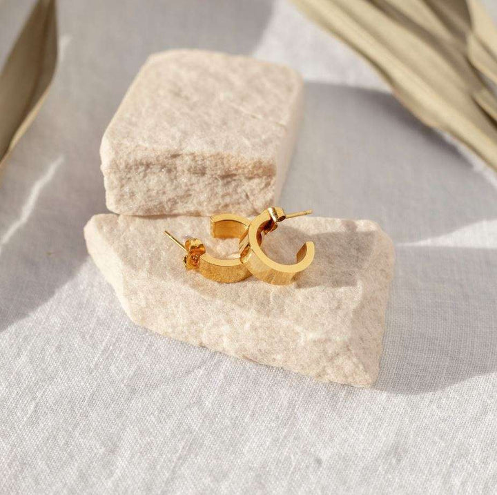 Sable Hoop Earrings - Jaffi's