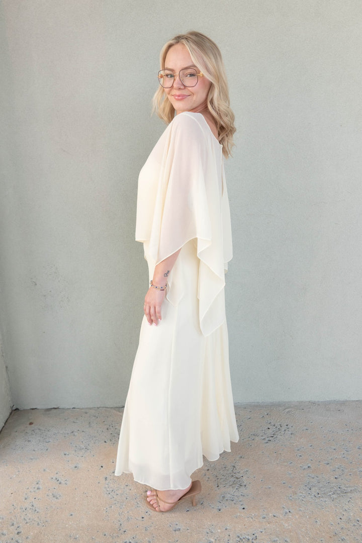 Sable Scarf Dress - Yellow - Jaffi's