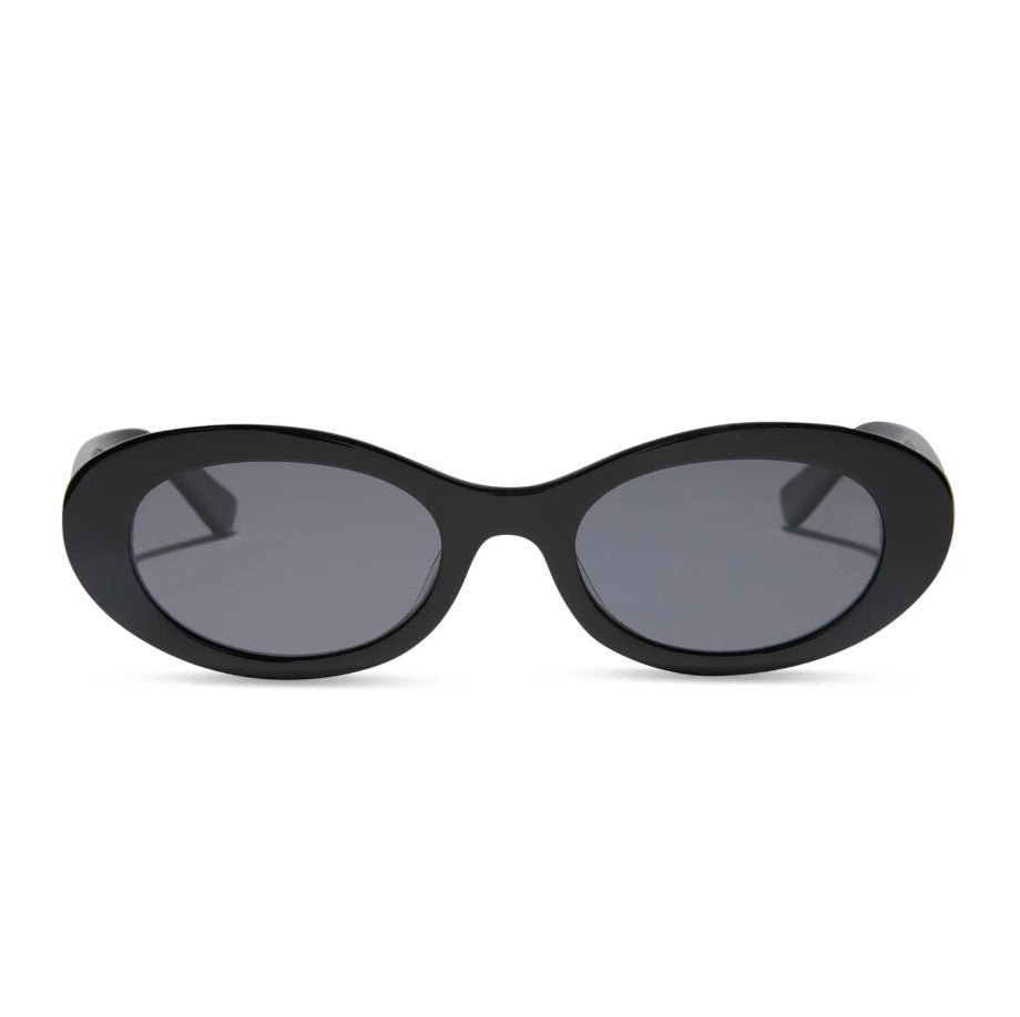 Sabrina Sunglasses - Black + Grey Polarized - Jaffi's