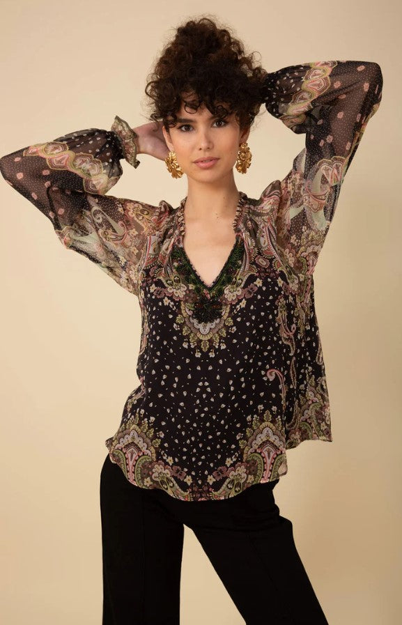 Sabrina Silk Blouse