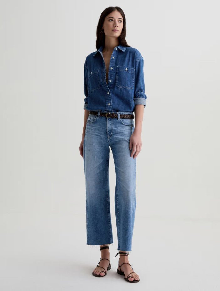 Saige Wide Leg Crop - Rosarito - Jaffi's