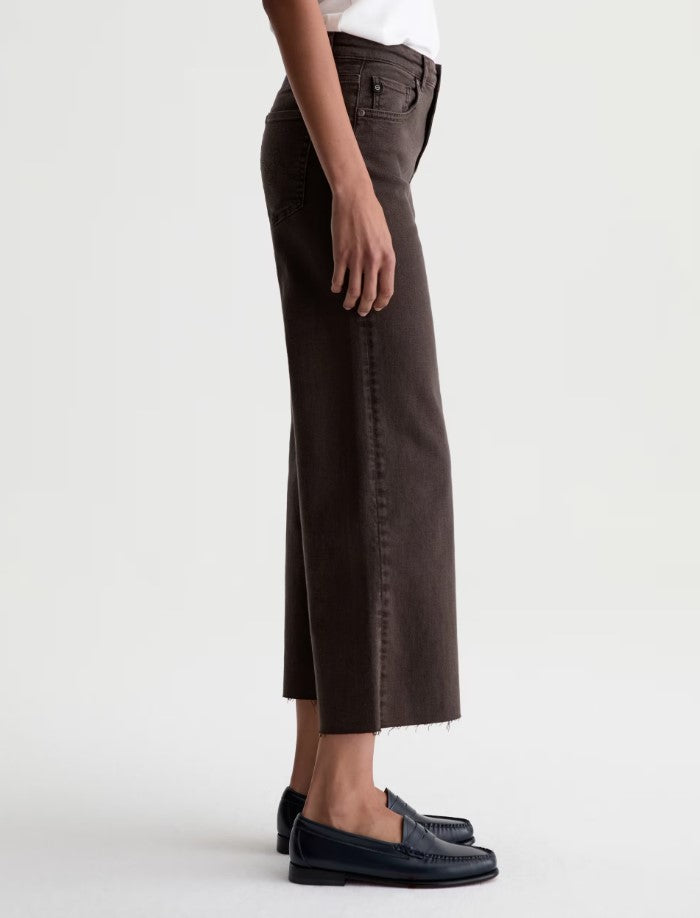 Saige Wide Leg Crop - Sulfur Burnt Umber