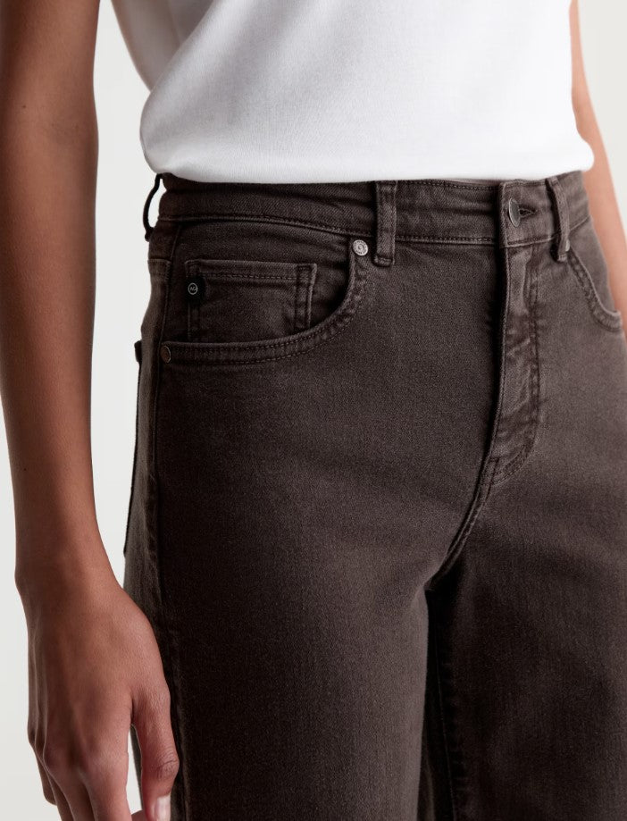 Saige Wide Leg Crop - Sulfur Burnt Umber
