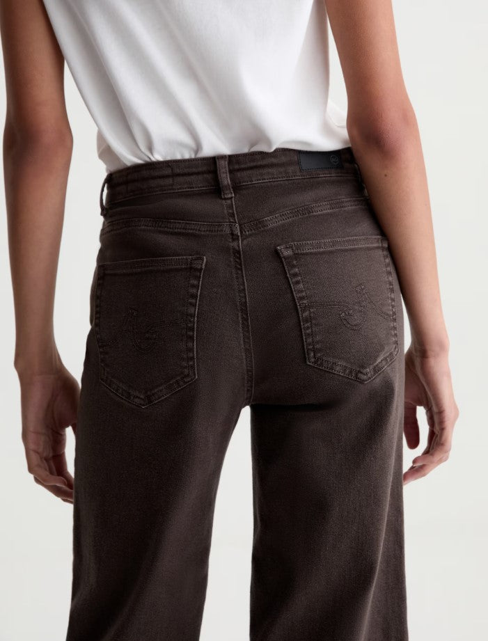 Saige Wide Leg Crop - Sulfur Burnt Umber