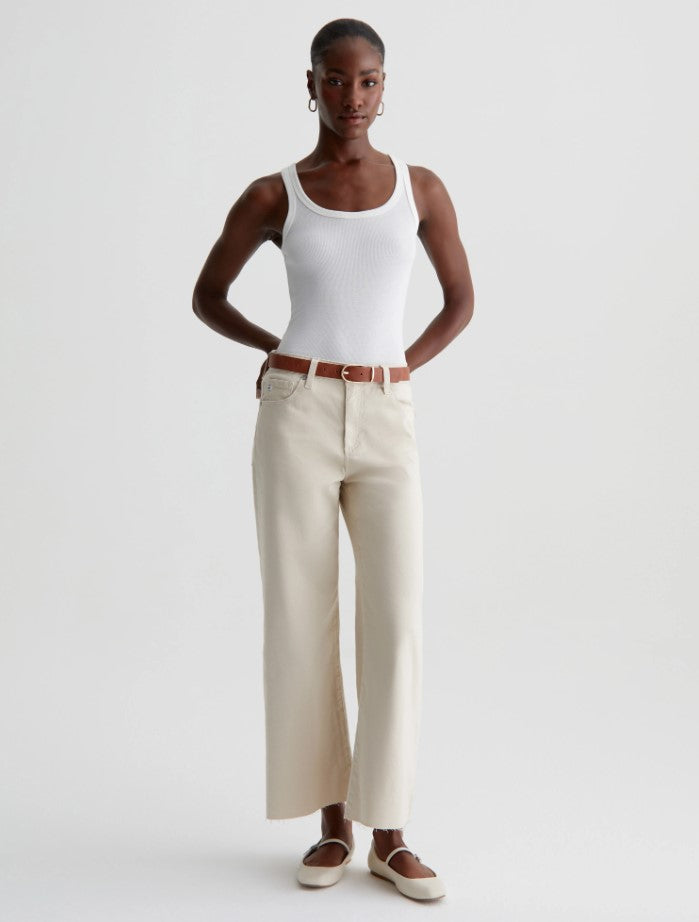 Saige Wide Leg Crop - Opal Stone