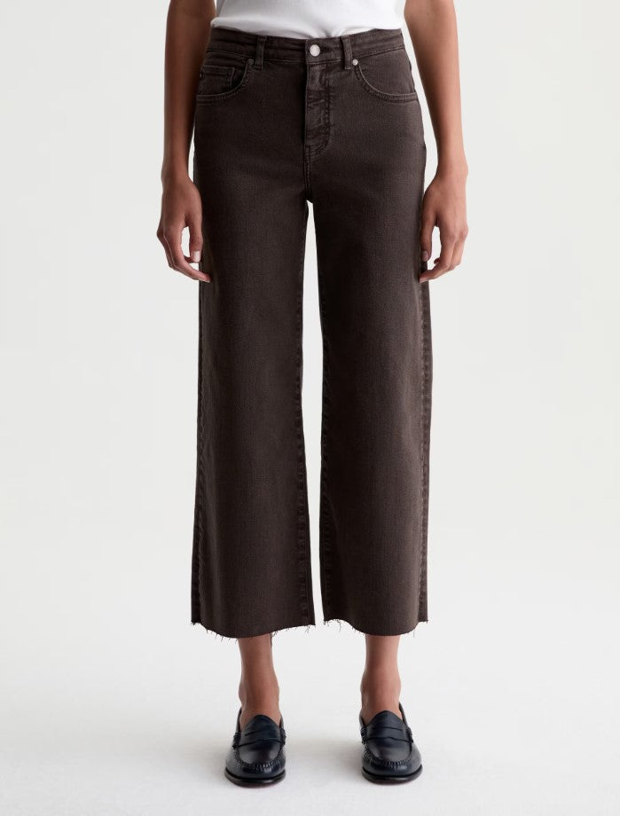 Saige Wide Leg Crop - Sulfur Burnt Umber