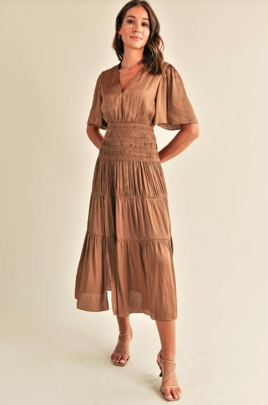Samantha Maxi Dress - Bronze