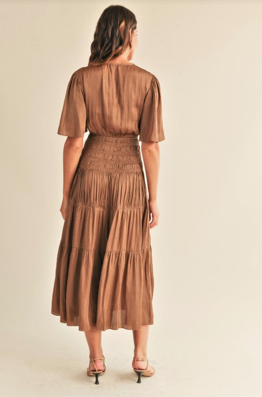 Samantha Maxi Dress - Bronze