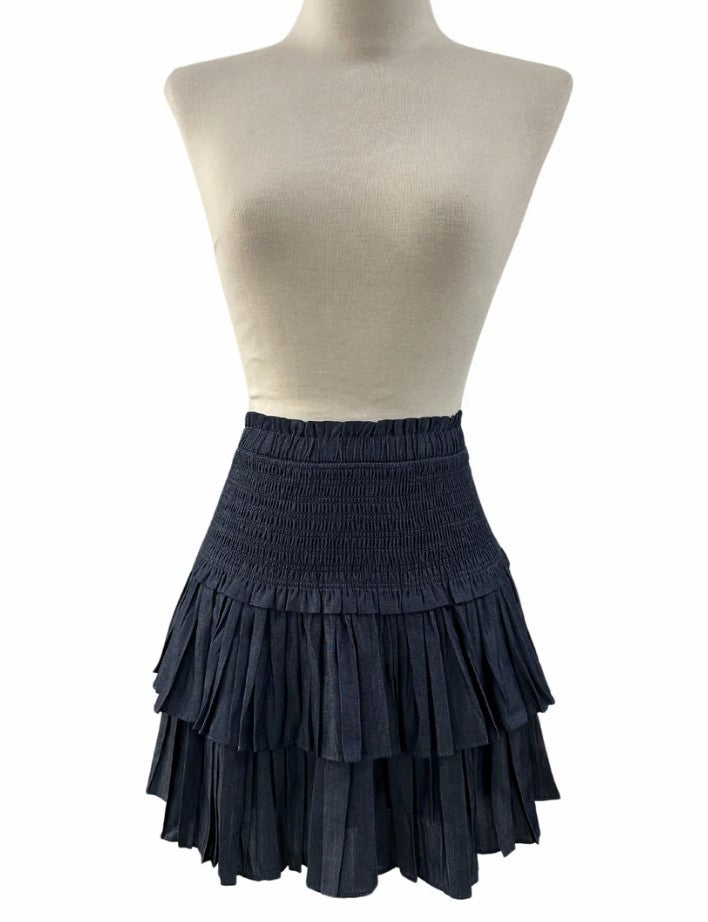 Samara Skirt - Dark indigo