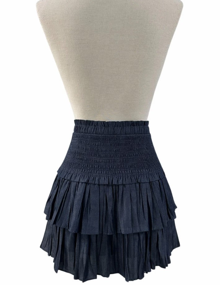 Samara Skirt - Dark indigo