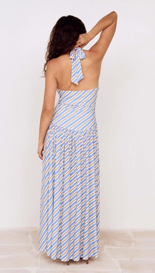 Sancia Halter Neck Maxi Dress