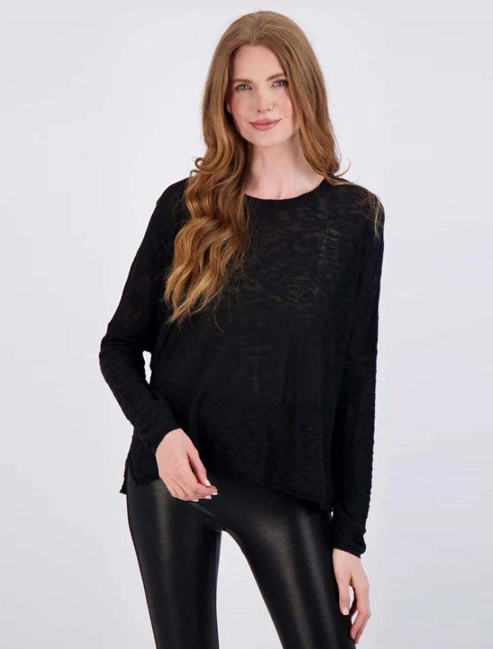 Sandcastle Knit Sweater - Black - Jaffi's