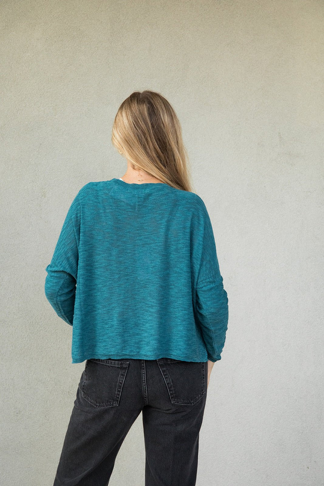 Sandcastle Knit Sweater - Lagoon - Jaffi&