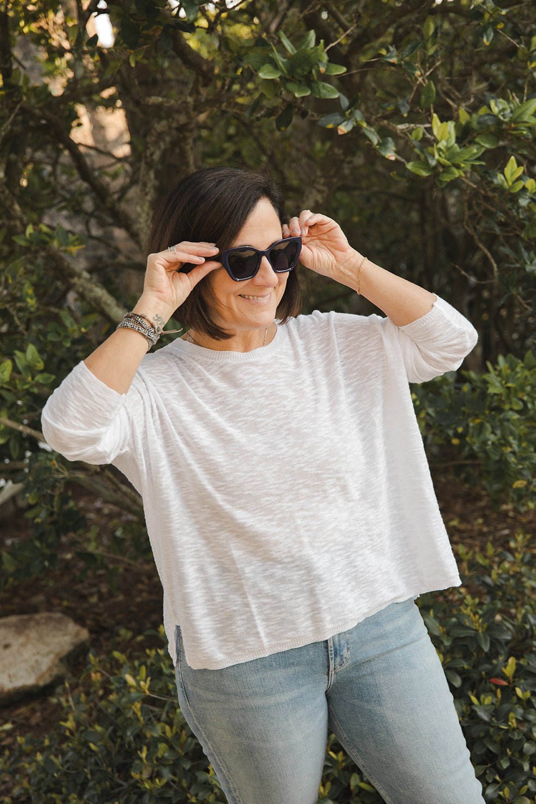 Sandcastle Knit Sweater - White - Jaffi's