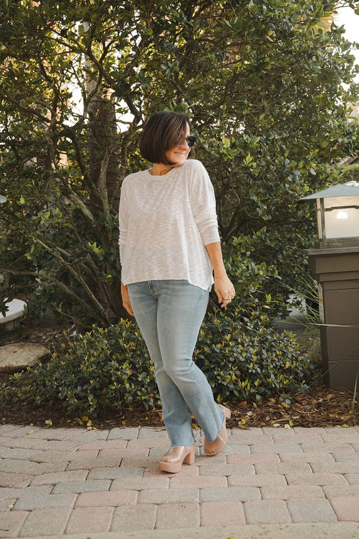 Sandcastle Knit Sweater - White - Jaffi&