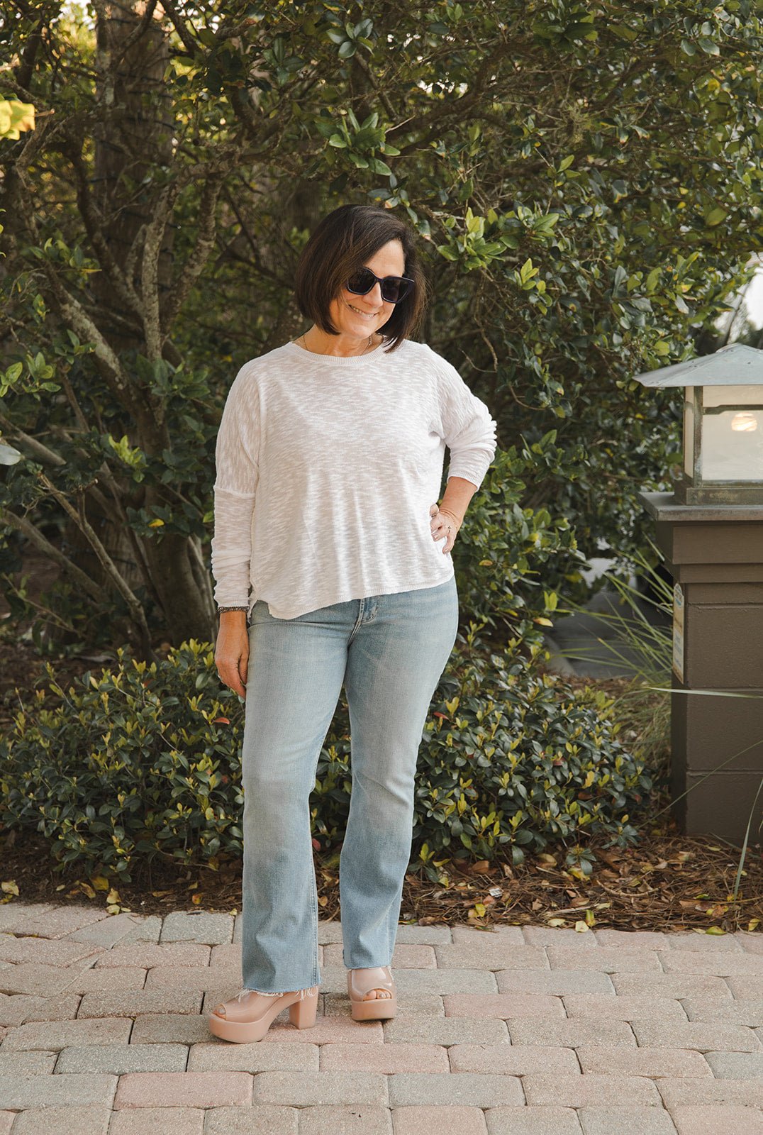 Sandcastle Knit Sweater - White - Jaffi&