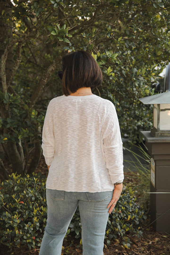 Sandcastle Knit Sweater - White - Jaffi&