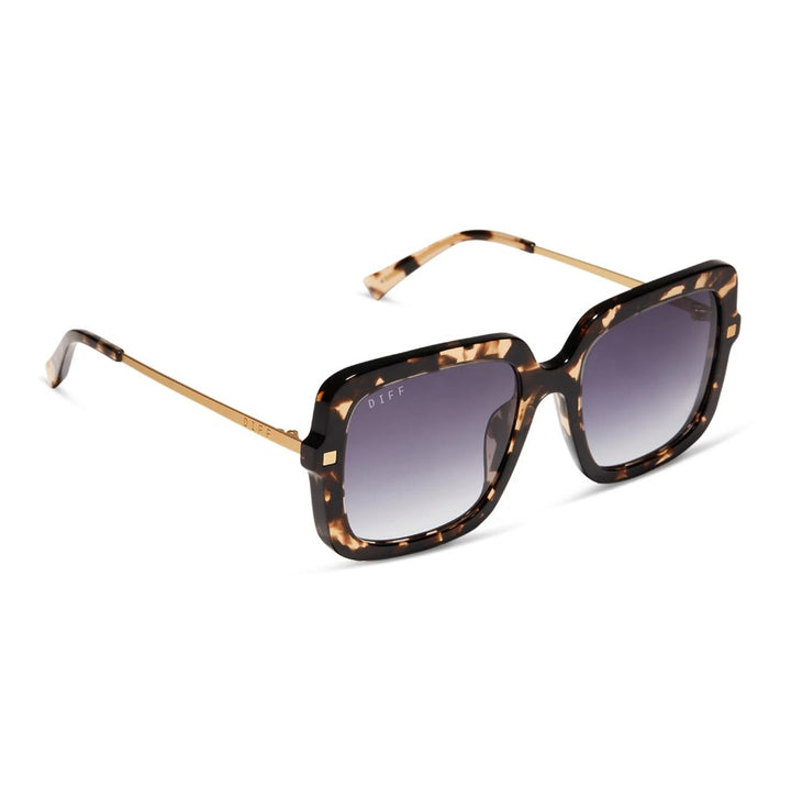 Sandra Sunglasses - Espresso Tortoise + Grey Gradient