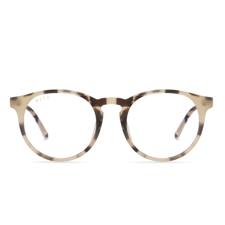 Sawyer Blue Light Glasses - Cream Tortoise