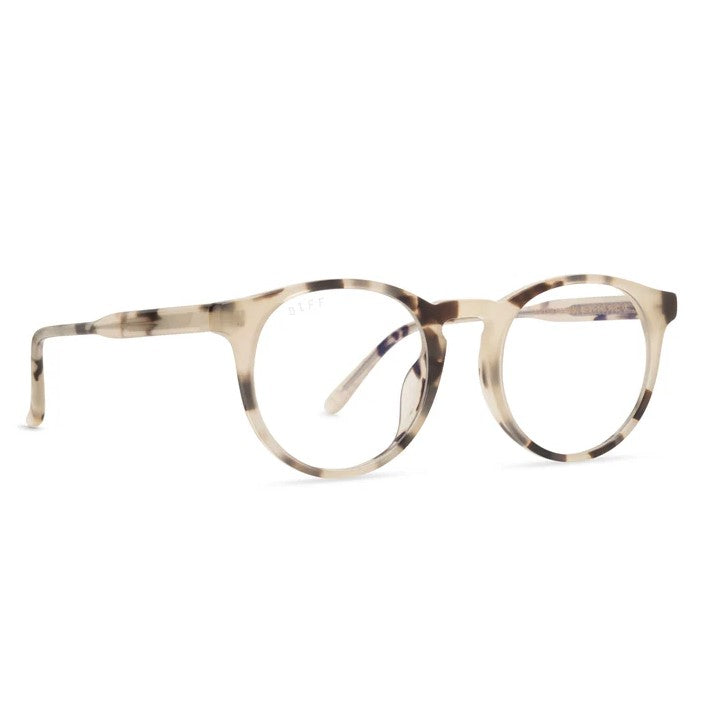 Sawyer Blue Light Glasses - Cream Tortoise