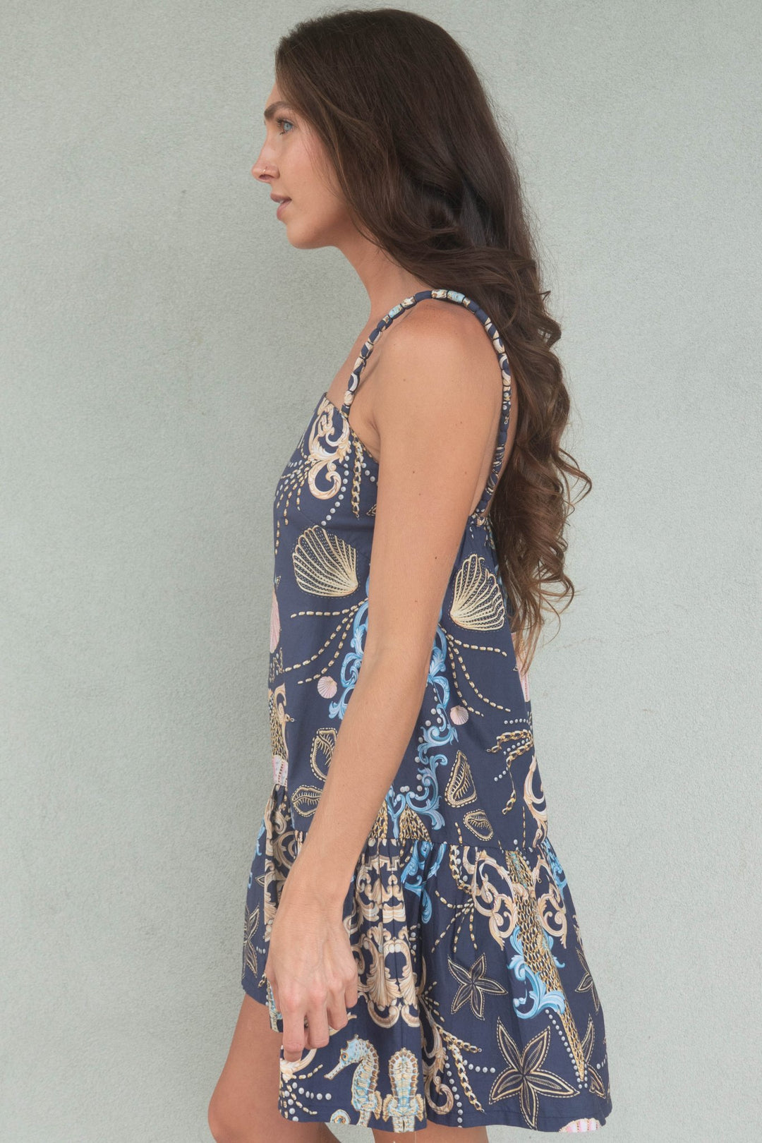 Scarlett Mini Dress - Gilded Coast - Jaffi's