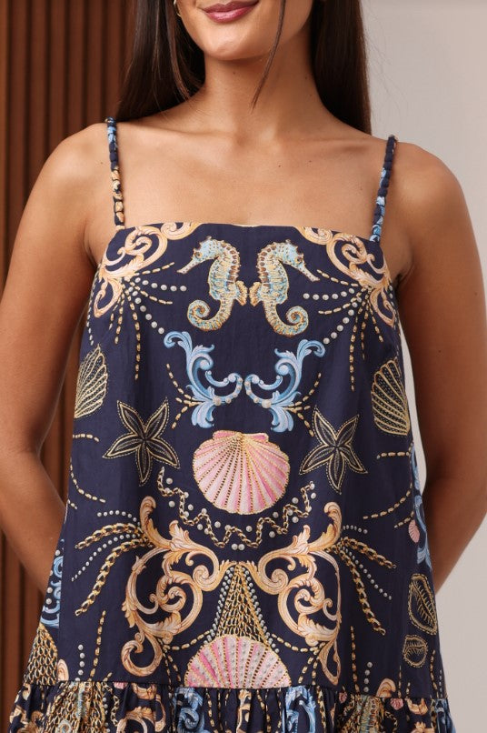 Scarlett Mini Dress - Gilded Coast