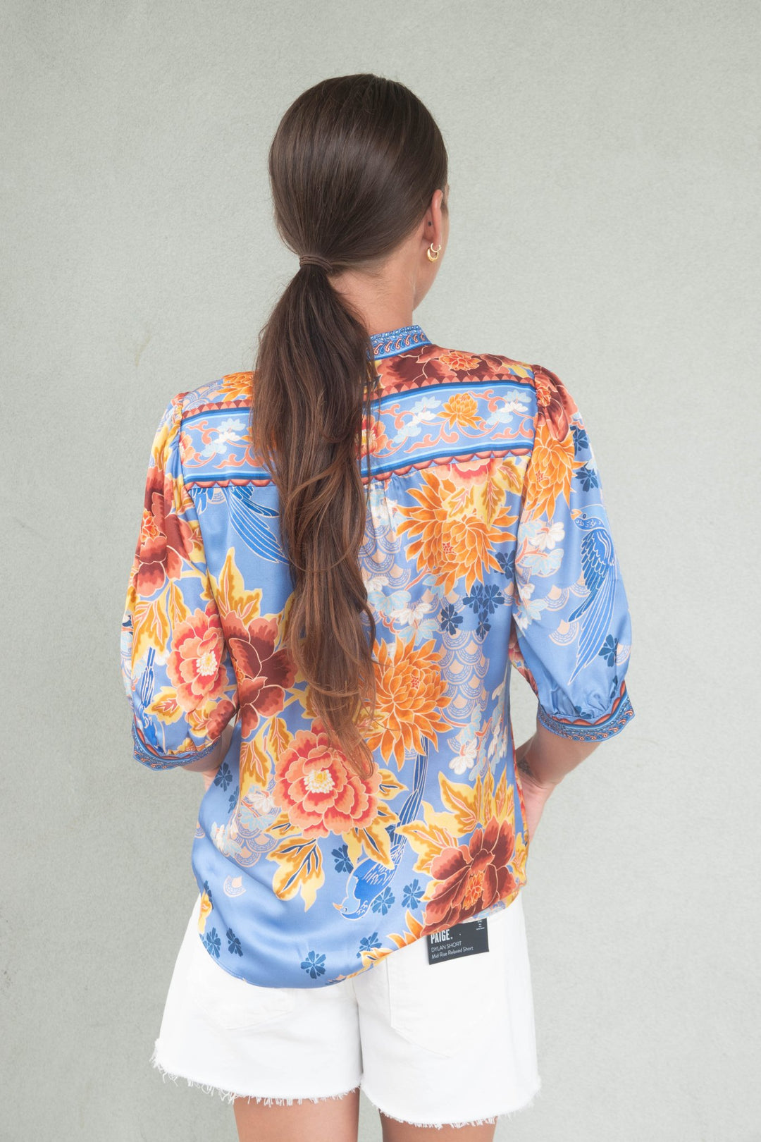 Scottie Blouse - Blue - Jaffi's