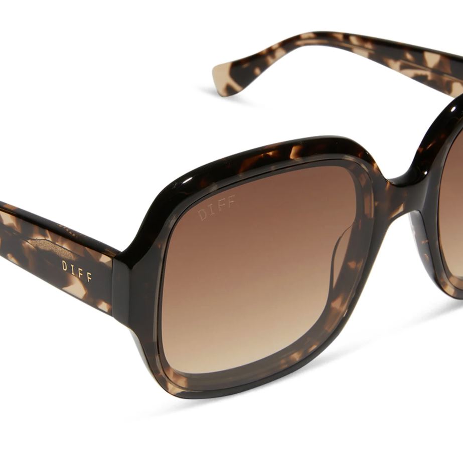 Seraphina Sunglasses - Espresso Tort + Brown Gradient