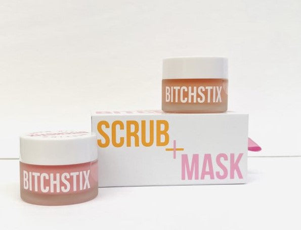 Resting Lip Mask & Lip Scrub Gift Set by BITCHSTIX