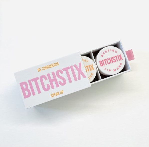 Resting Lip Mask & Lip Scrub Gift Set by BITCHSTIX