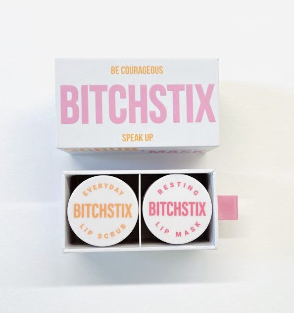 Resting Lip Mask & Lip Scrub Gift Set by BITCHSTIX