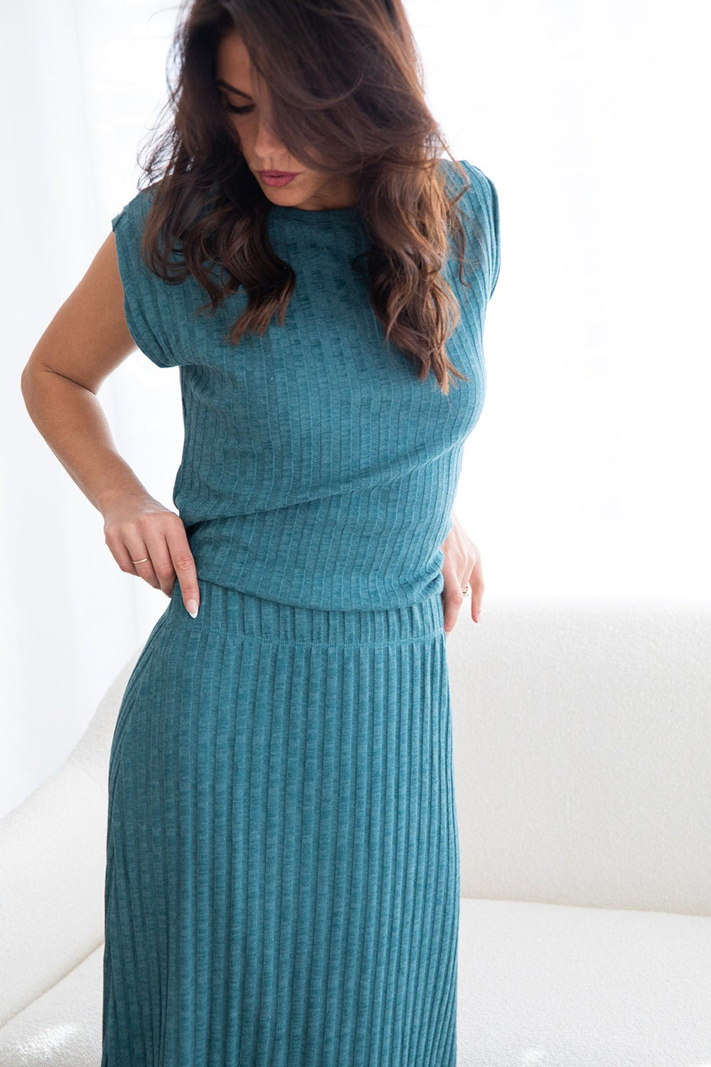 Shania Midi Skirt - Glaze - Jaffi's