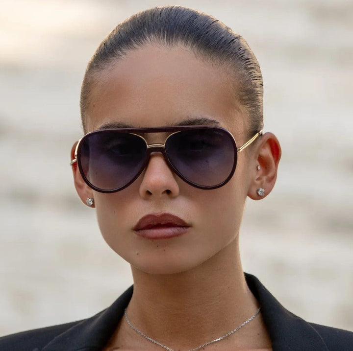 Shay Sunglasses - Burgundy - Jaffi&