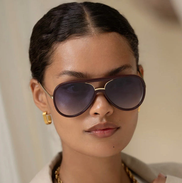 Shay Sunglasses - Burgundy - Jaffi&