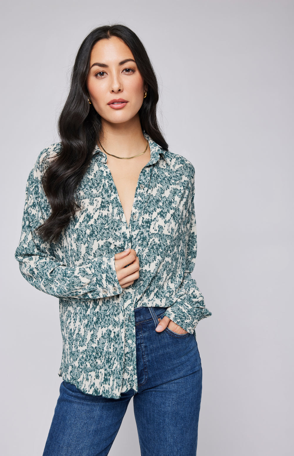 Sheila Button Down Blouse