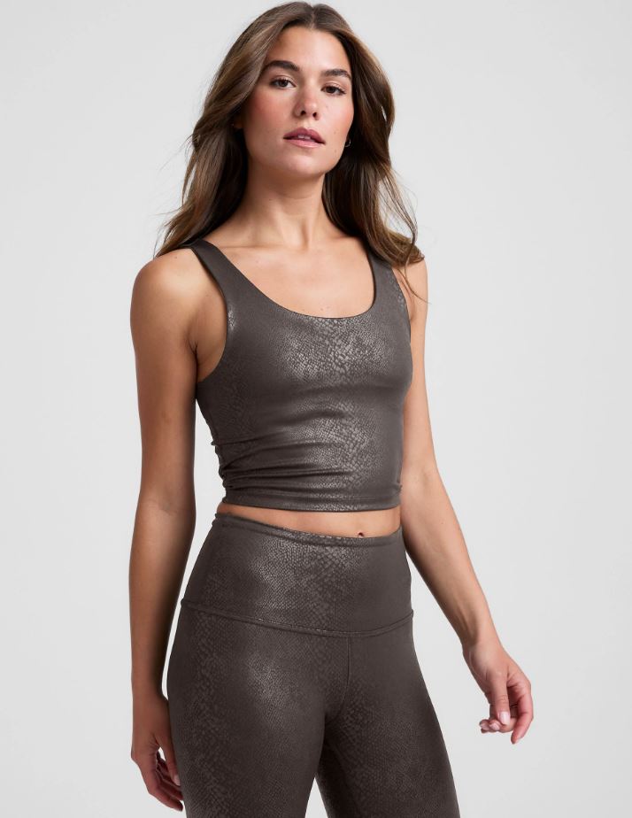 Viper Espresso Powershine Sport + Street Cropped Tank