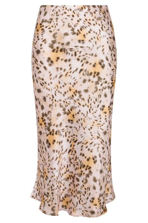 Siena Slip Skirt - Blush Leopard - Jaffi's