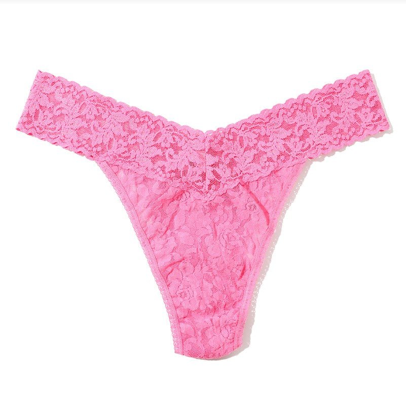 Signature Lace Original Rise Thong - Amused - Jaffi's