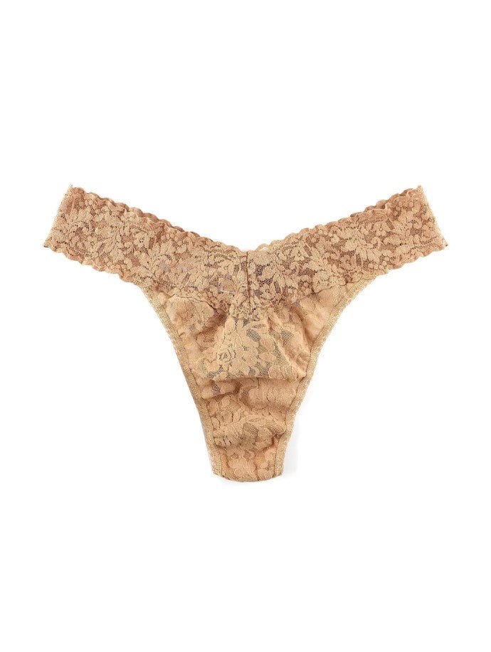 Signature Lace Original Rise Thong - Sun Tan - Jaffi's